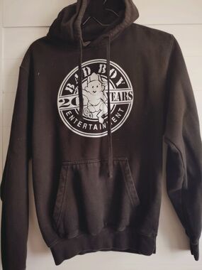 Bad Boy Entertainment 20th Anniversary hooded sweatshirt, Hiphop, Casual wear
